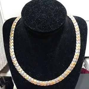 Reversible Stainless Steel Necklace